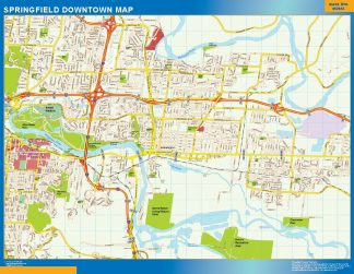 Springfield downtown map